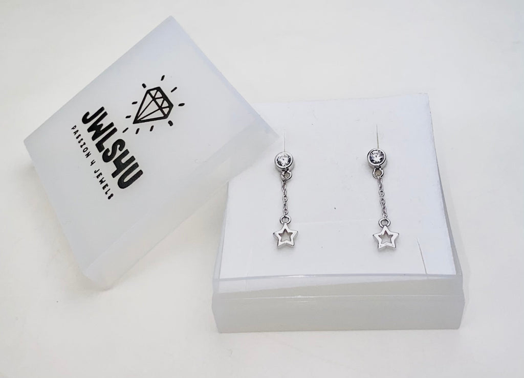 Oorhangers Maantje aan Ketting Goudkleur JE009G-2